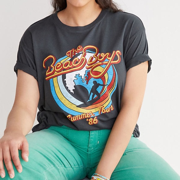 Anthropologie Tops - Anthropologie LetLuv Beach Boys Graphic Tee